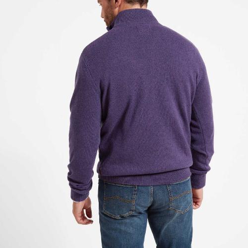 Schoffel Lambswool 1/4 Zip (Bramble)