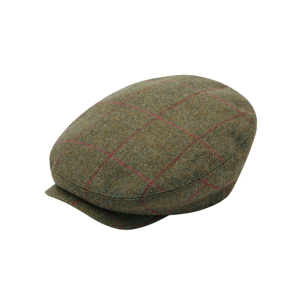 Green and Red Tweed Balmoral Cap