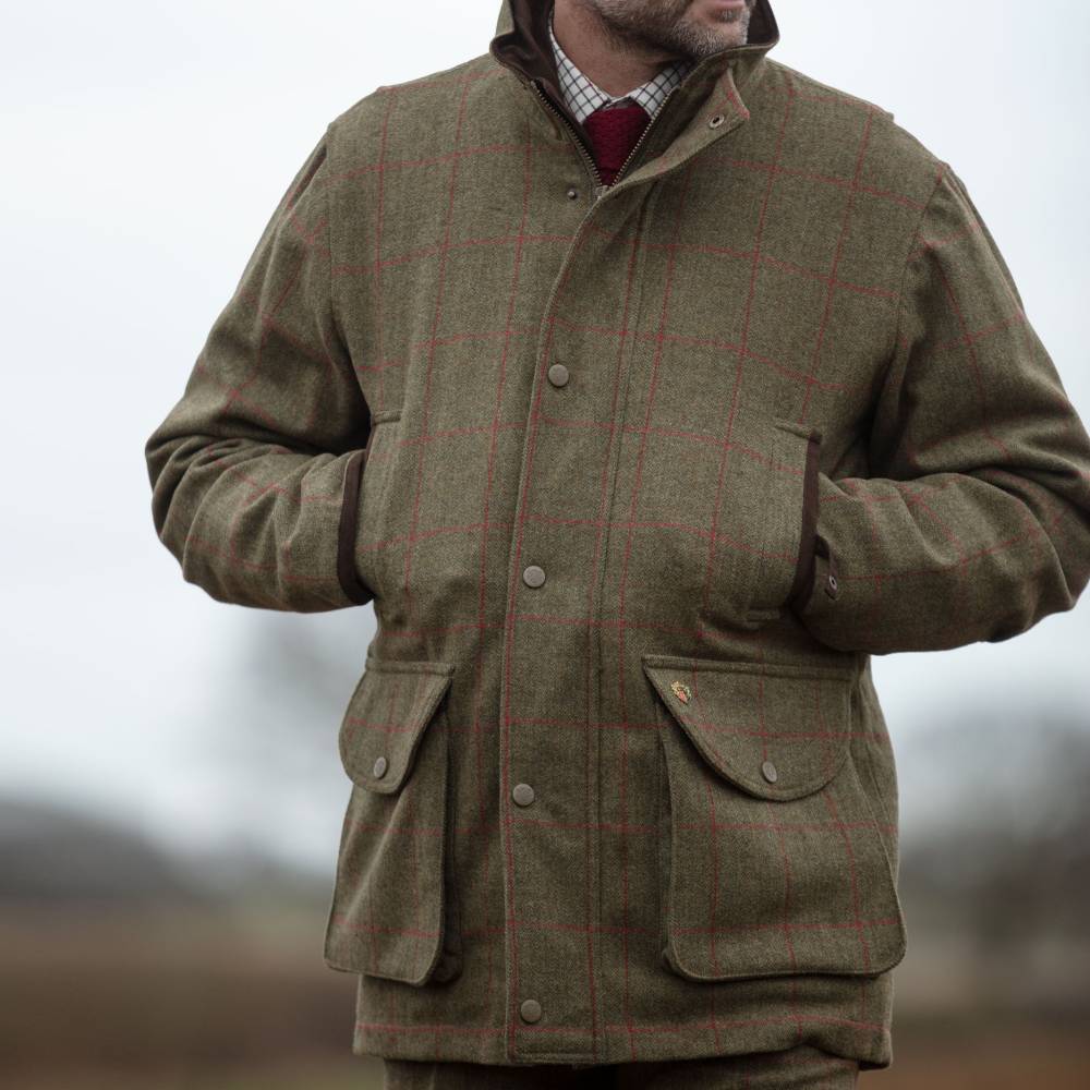 Alan Paine Combrook Tweed Field Coat (Sage)