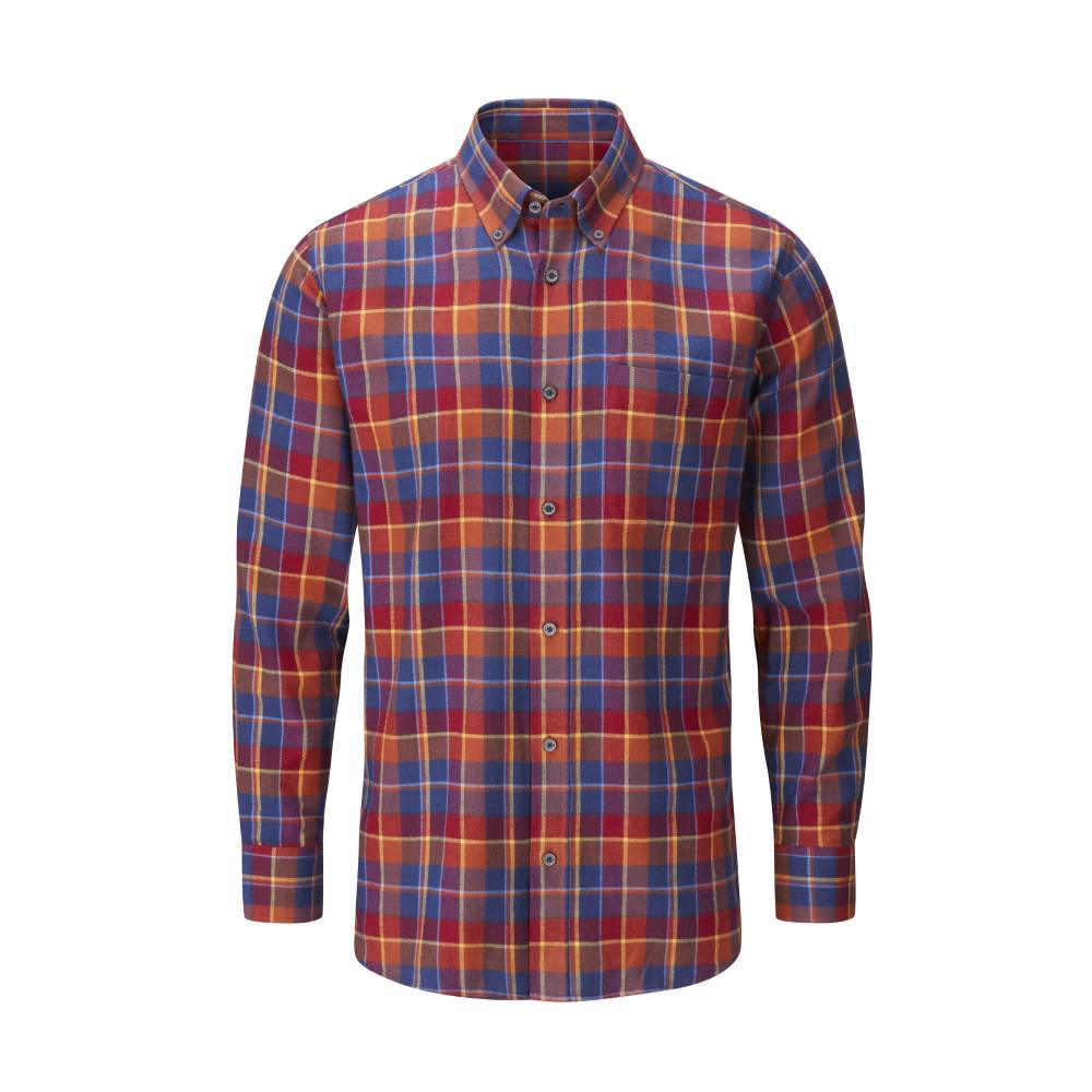 Alan Paine Ilkley Red Flannel Shirt