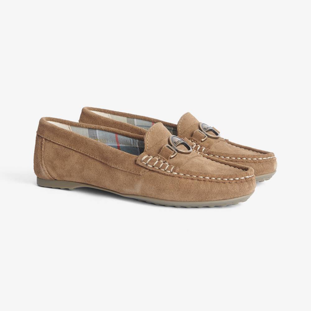 Barbour Anika Ladies Driving Shoe (Nougat)