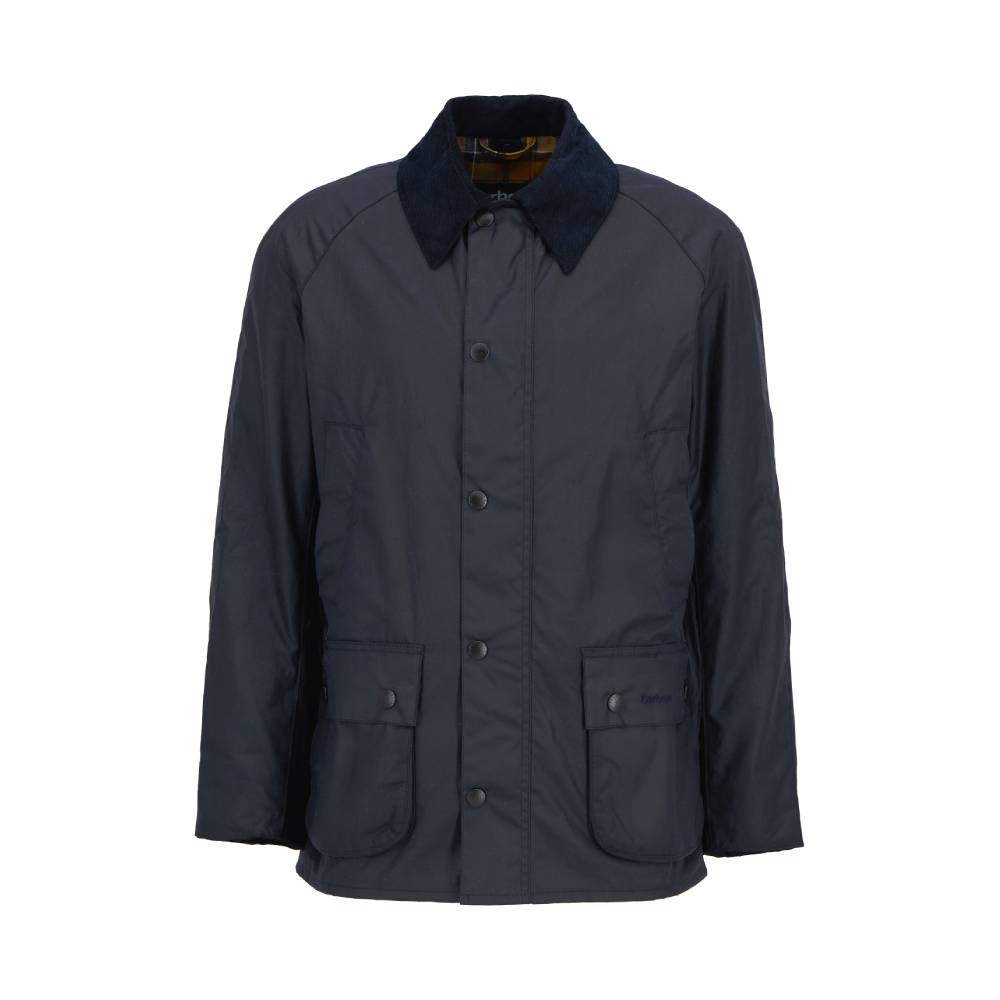 Barbour Ashby Waxed Cotton Jacket (Navy)