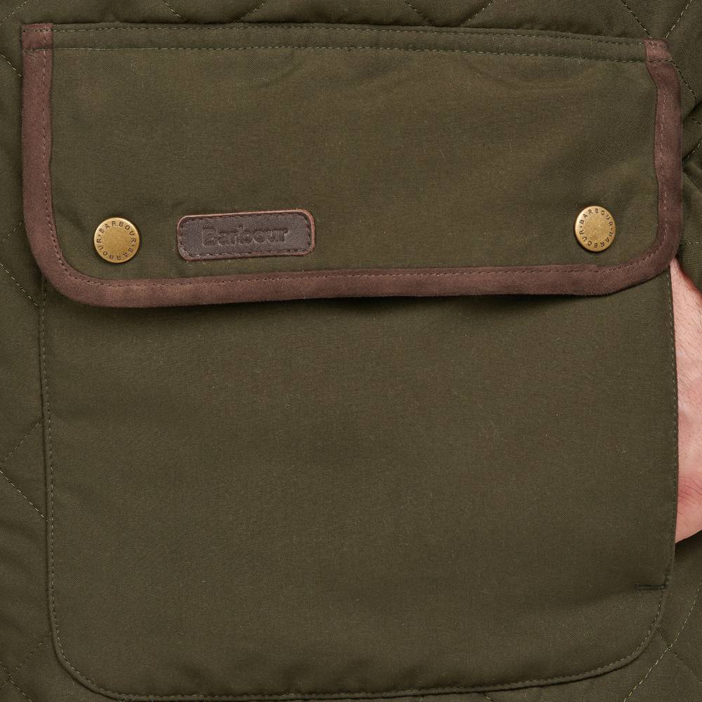 Barbour Branded Green Jacket for Men