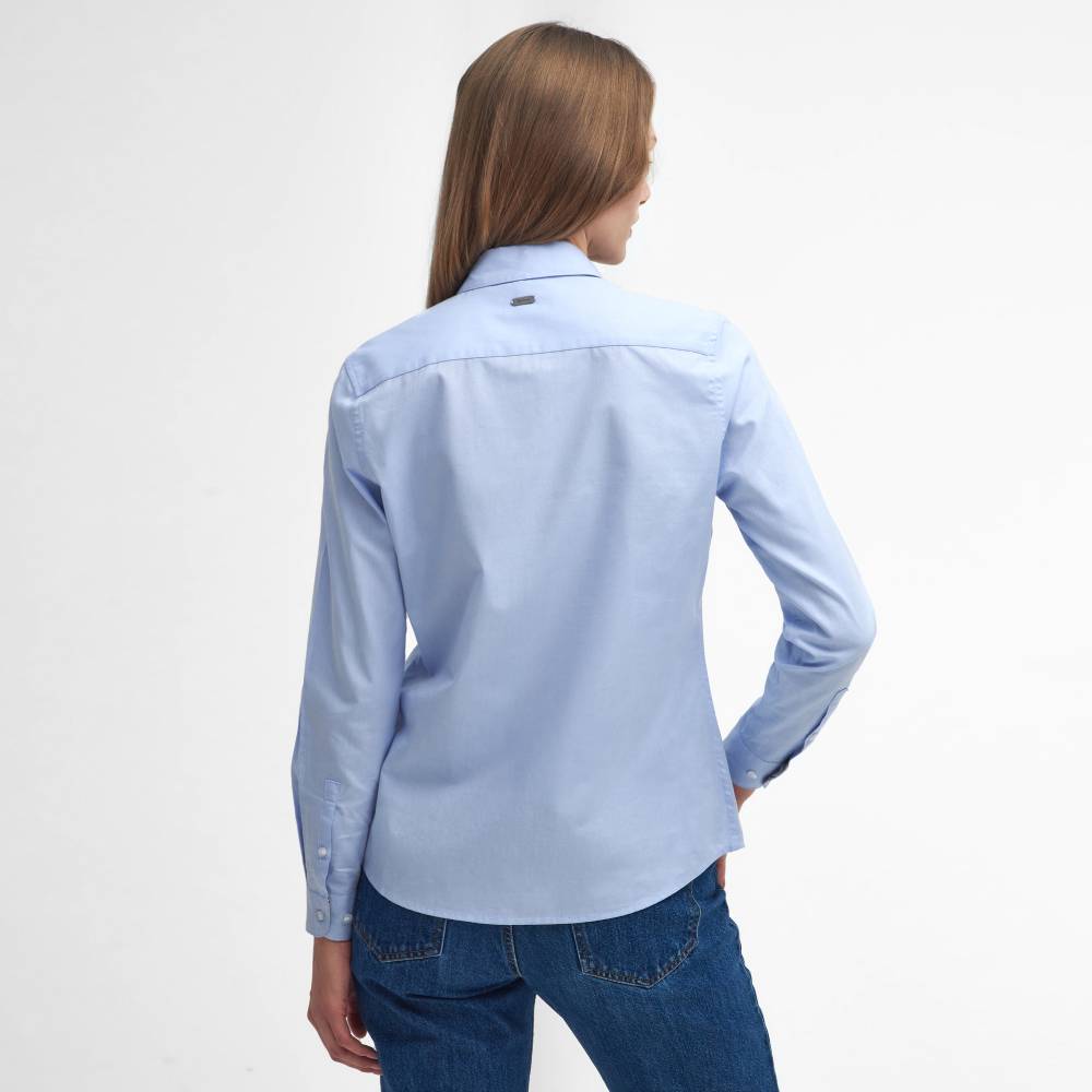 Derwent Blue Cotton Shirt for Ladies