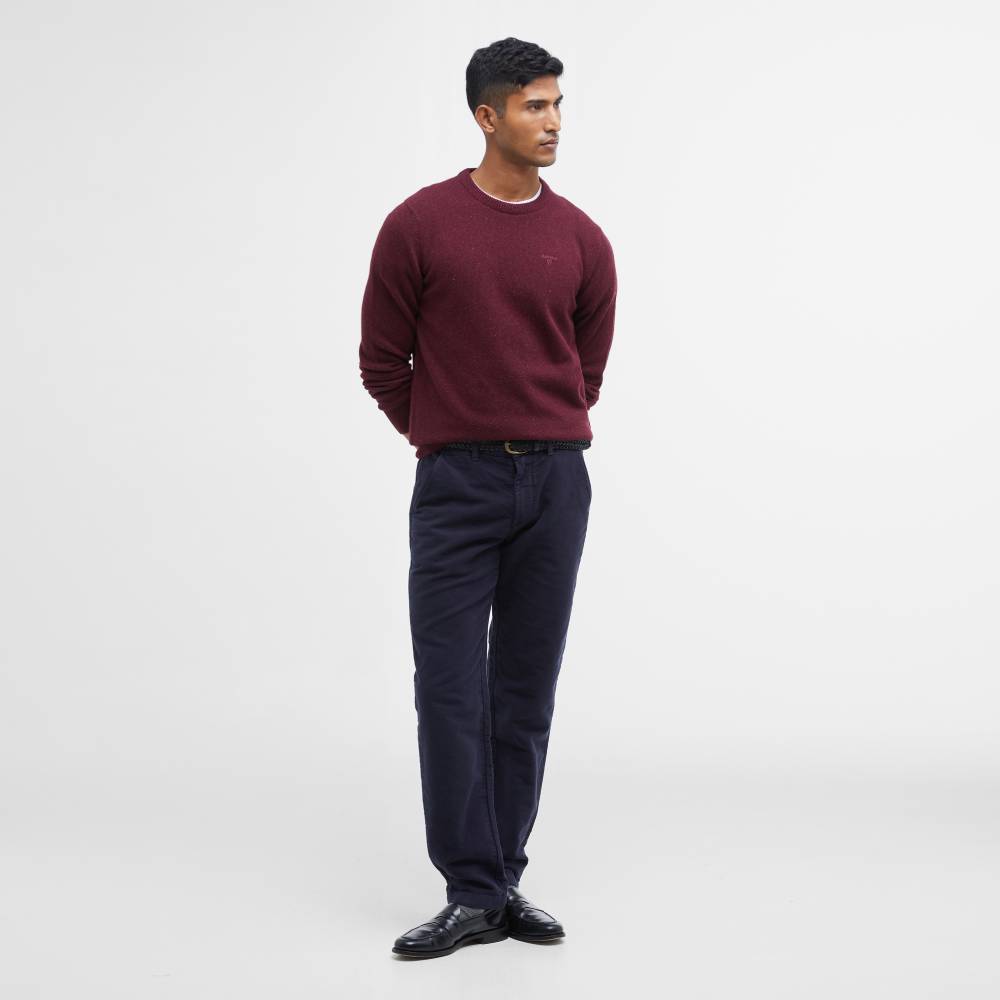 Barbour Men's Knitted Jumper in Red