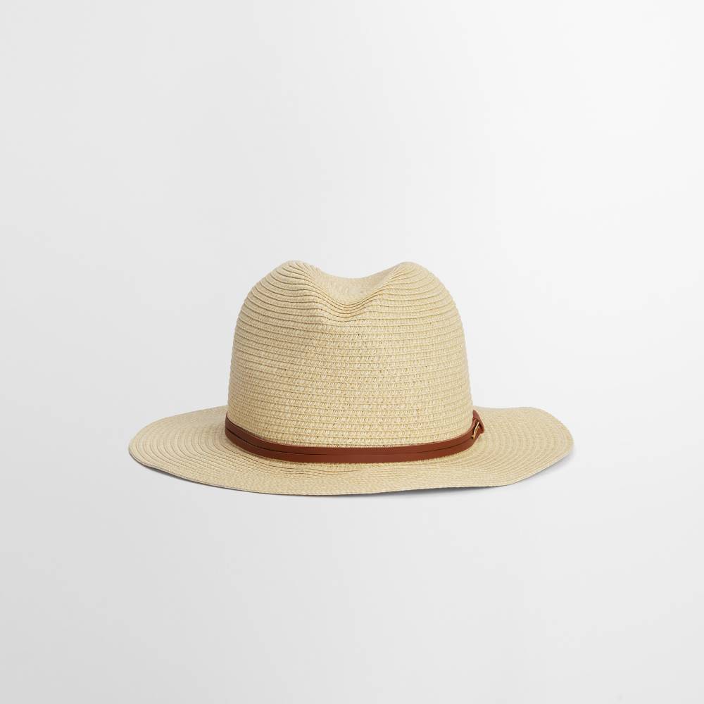 Woman Trilby with Leather Strap