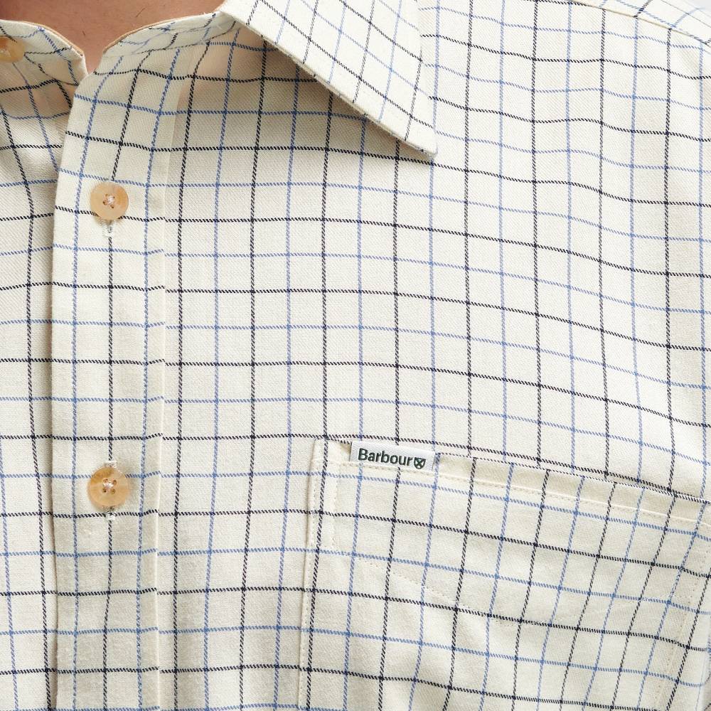 Barbour Shirt with Chest Pocket and Brand Label