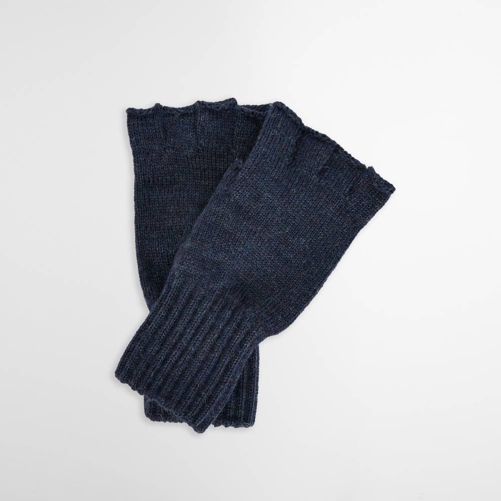 Barbour Fingerless Gloves (Navy)