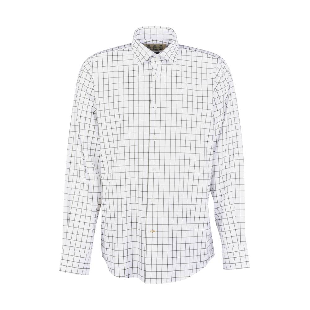 Men's Check Shirt in Mid Olive