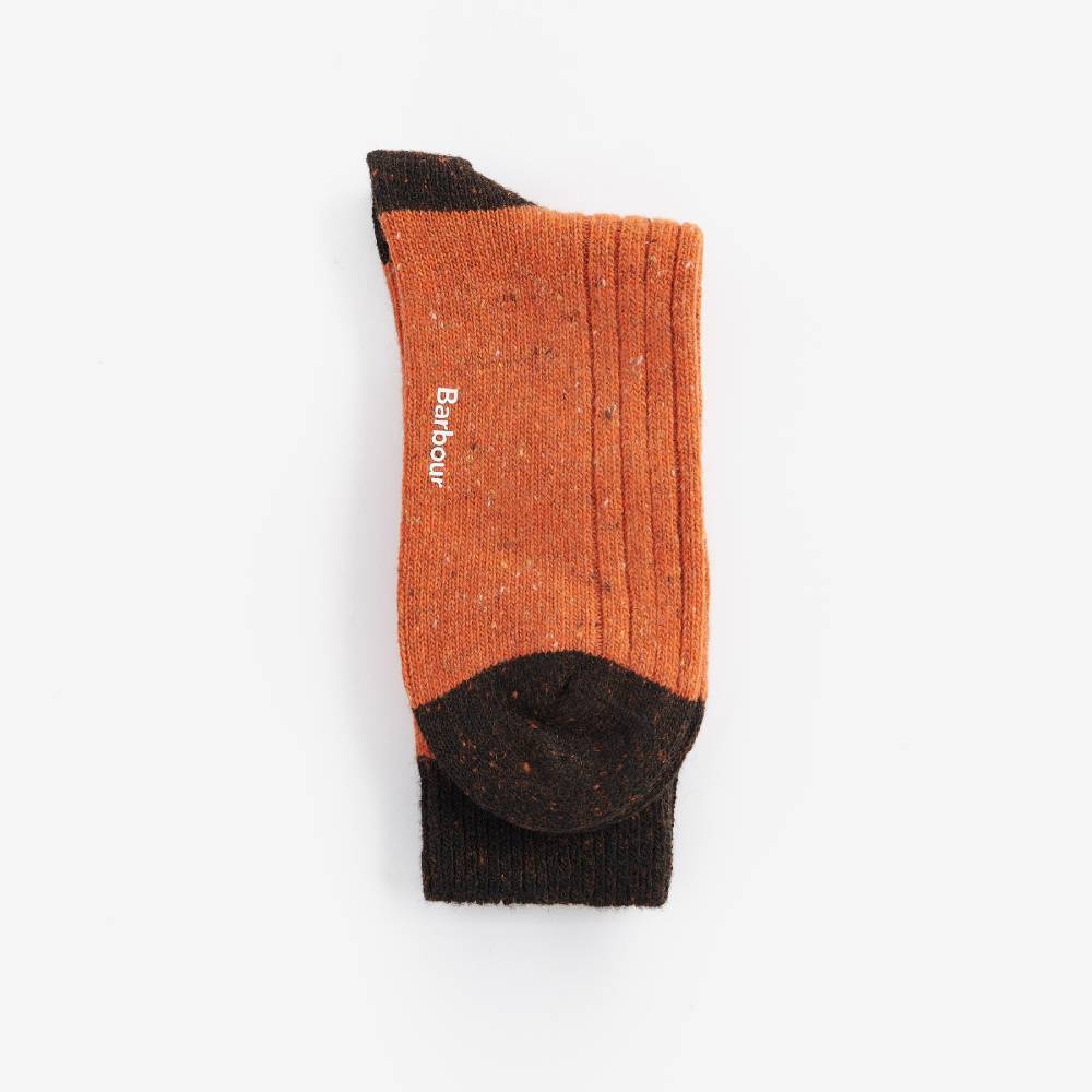 Barbour Houghton Socks (Burnt Orange)