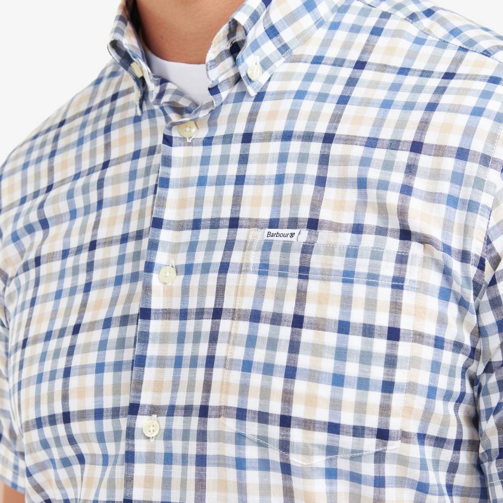 Barbour Cotton Shirt with Chest Pocket