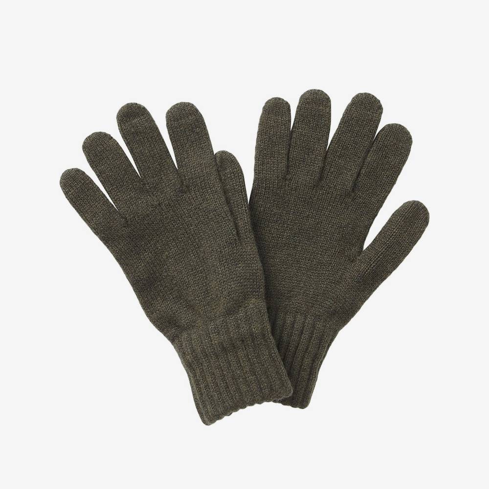 Barbour Lambswool Gloves (Olive)