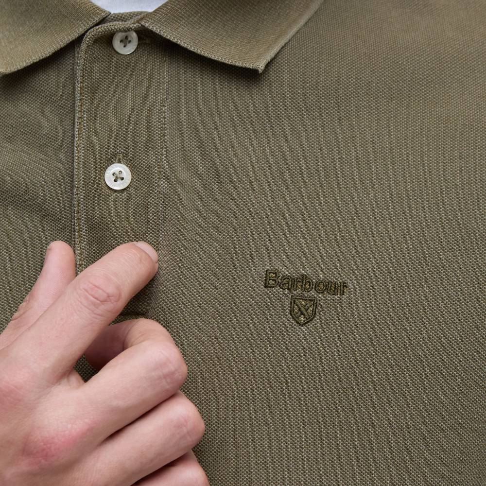 Barbour Washed Out Men's Sports Polo Shirt