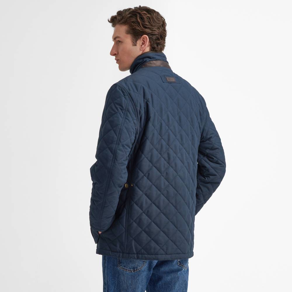 Lydford Barbour Jacket in Navy Blue