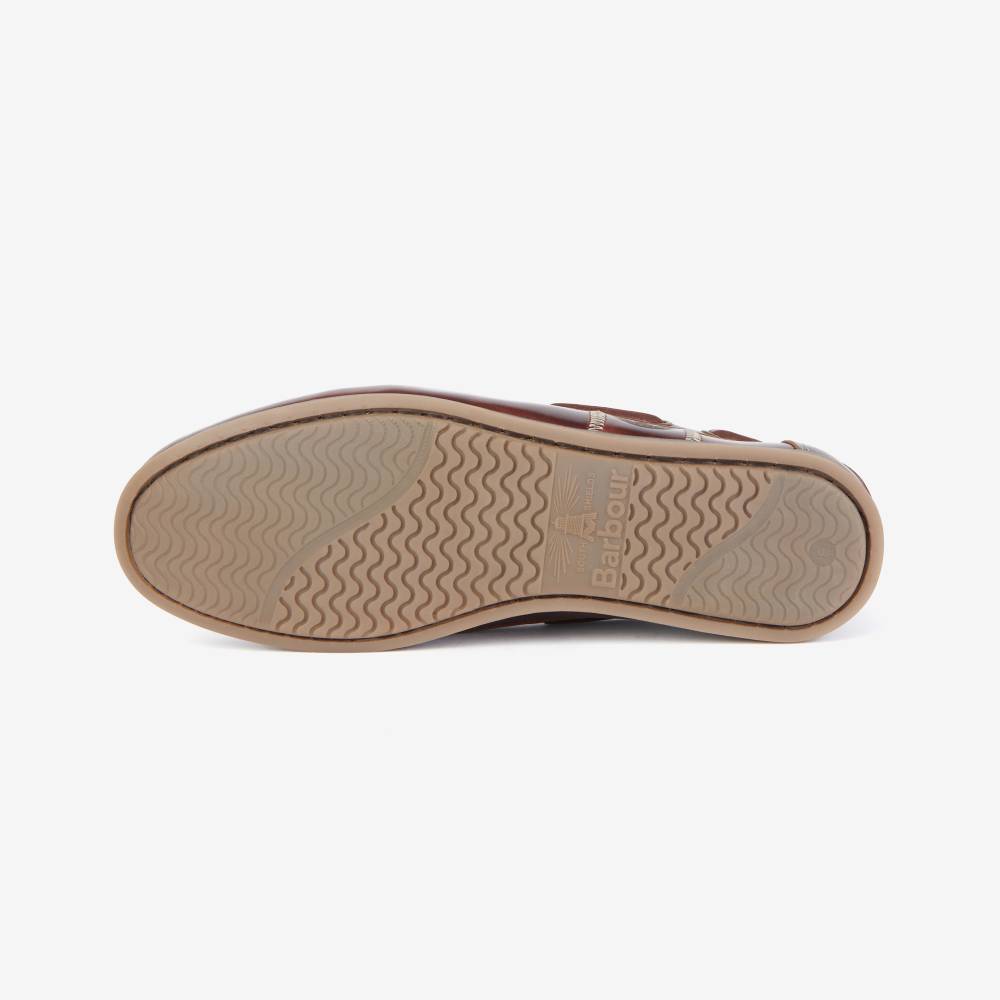 Barbour Wake Men's Boat Shoe (Mahogany)