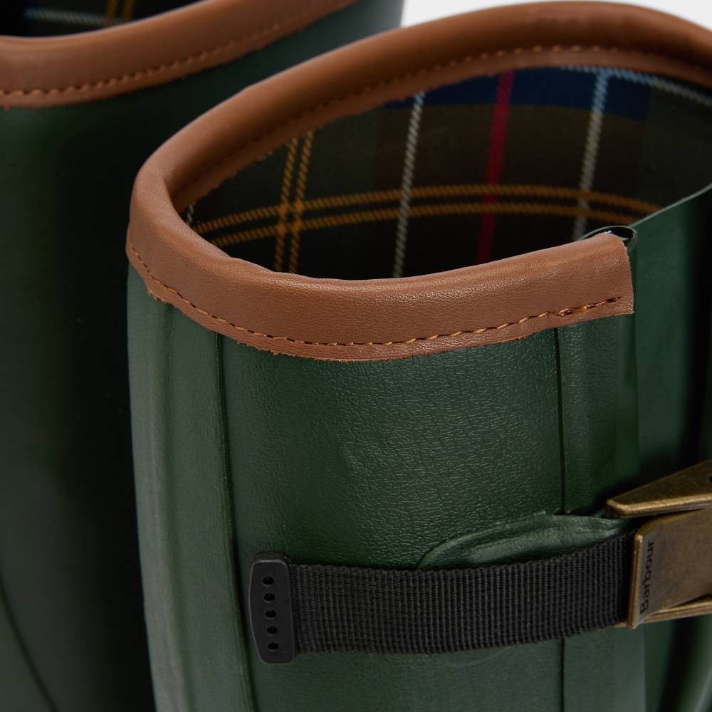 Barbour Welly Boots with Tartan Lining