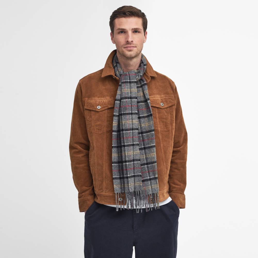 Barbour Lambswool Scarf (Modern Tartan)