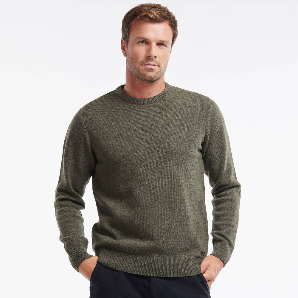 Barbour Nelson Essential Crew Jumper (Seaweed)