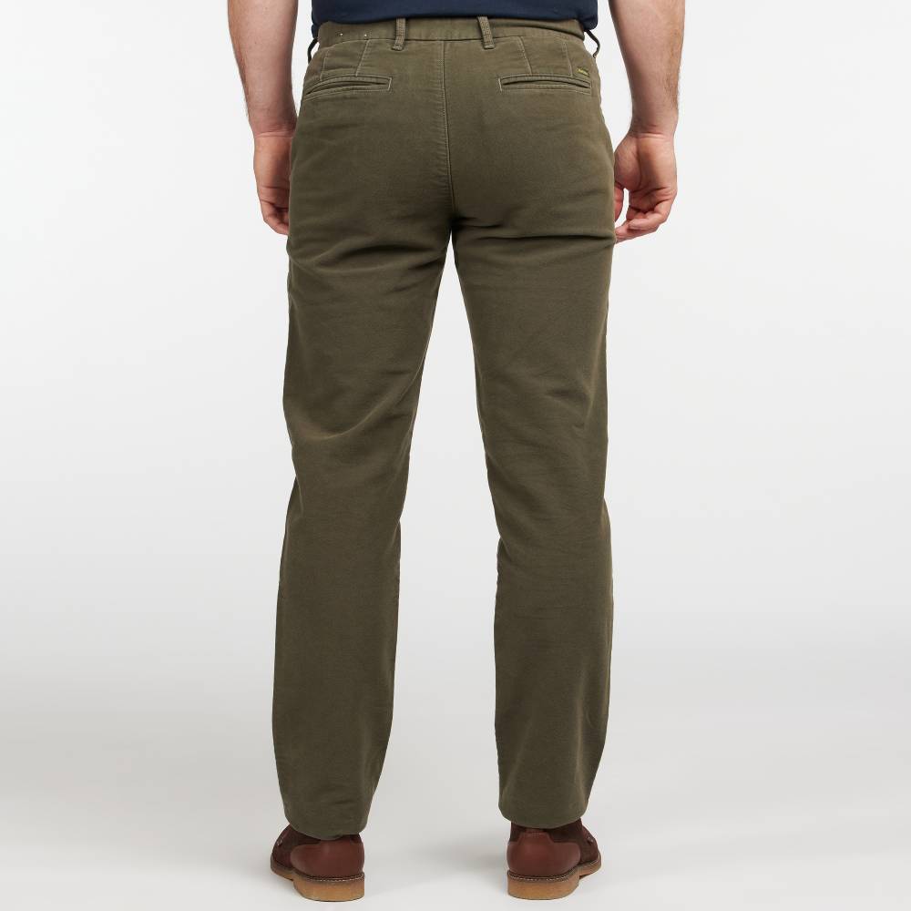 Barbour Neuston Moleskin Trouser (Dark Olive)