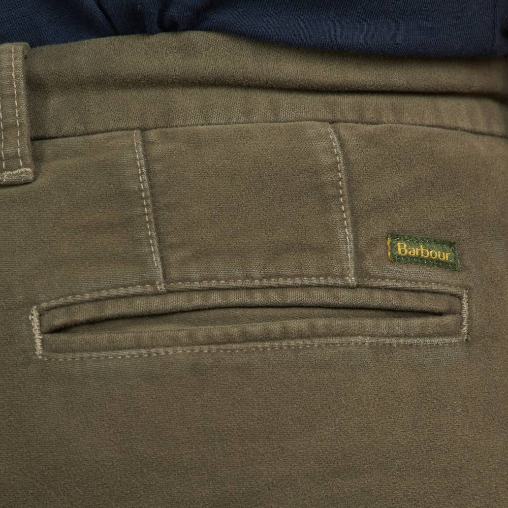 Barbour Neuston Moleskin Trouser (Dark Olive)