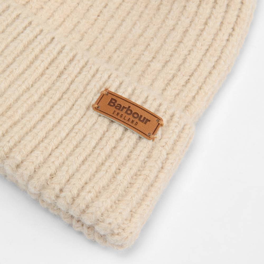 Women's Knitted Beanie with Barbour Branding