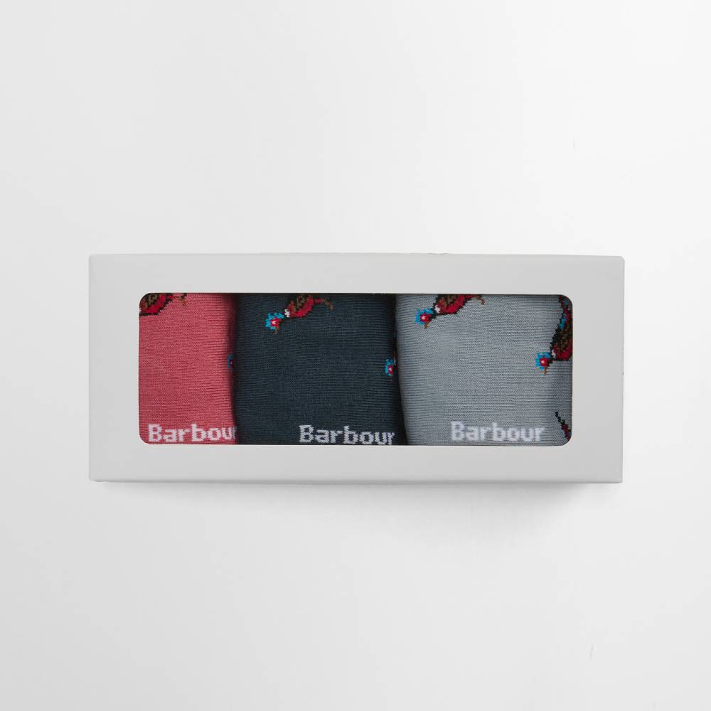 Barbour Pack of 3 Sock Gift Box for Men