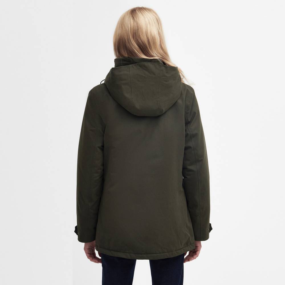 Machine Washable Olive Green Ladies Coat