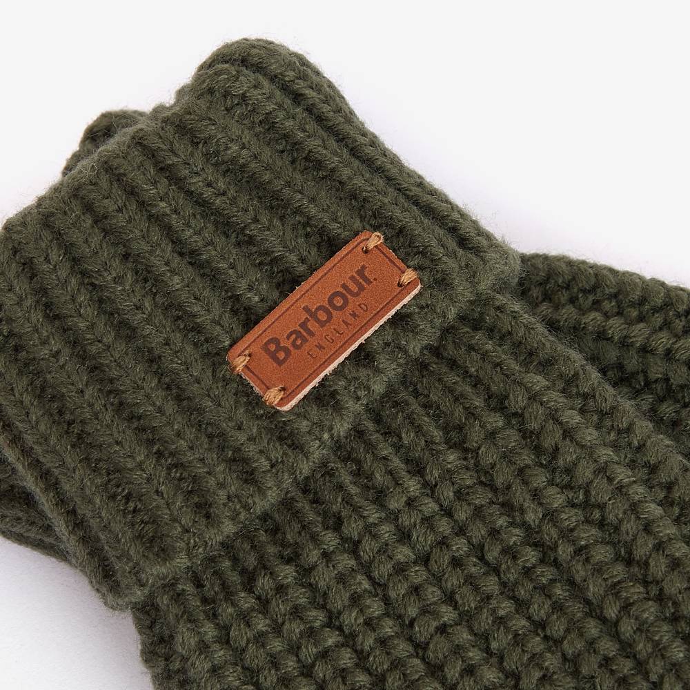Olive Green Warm Gloves for Women