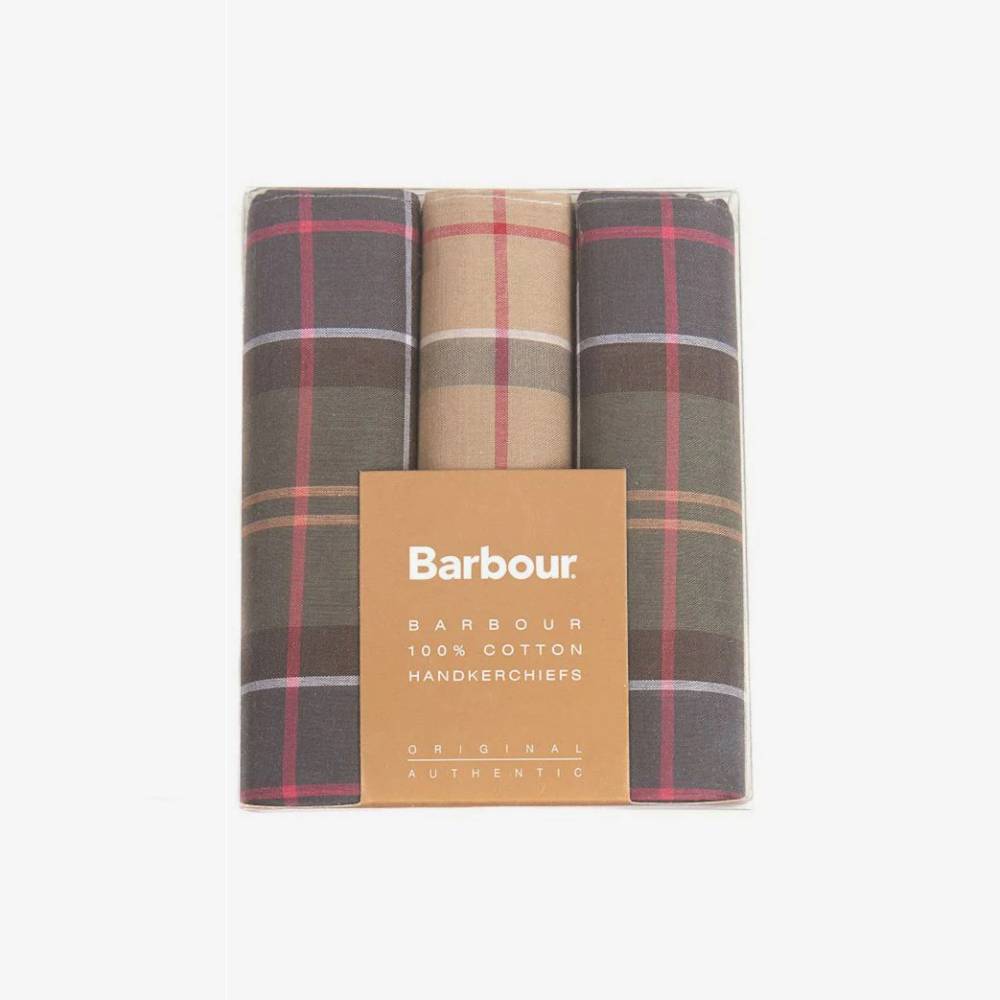 Barbour Tartan Handkerchiefs (Gift Box Sets)