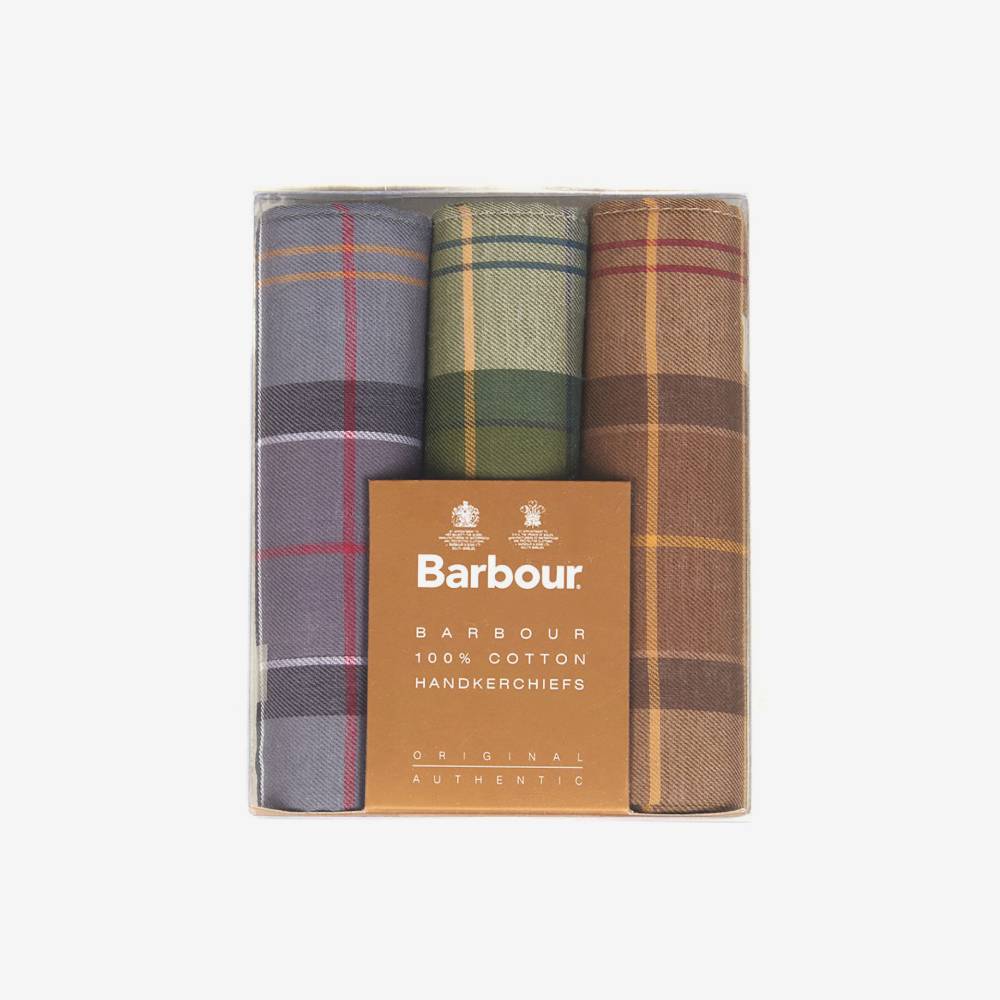 Barbour Tartan Handkerchiefs (Gift Box Sets)