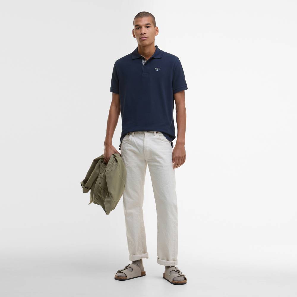Men's Navy Polo Shirt from Barbour