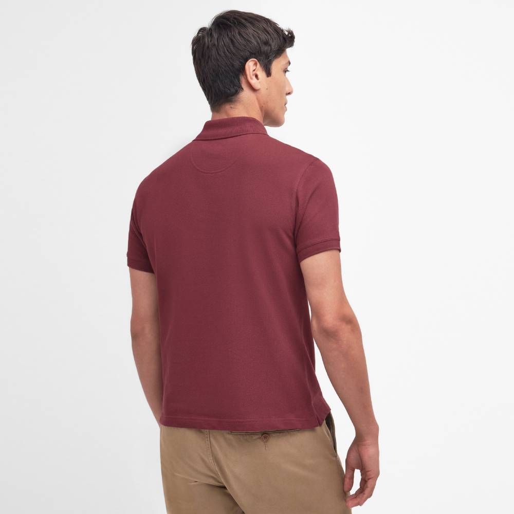 Tartan Pique Polo (Ruby)