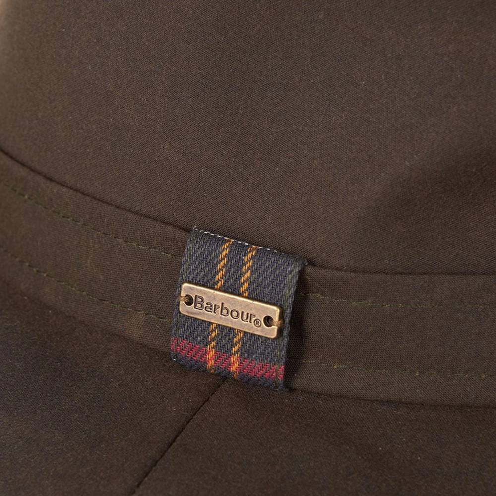 Barbour Vintage Wax Bushman Hat (Olive)