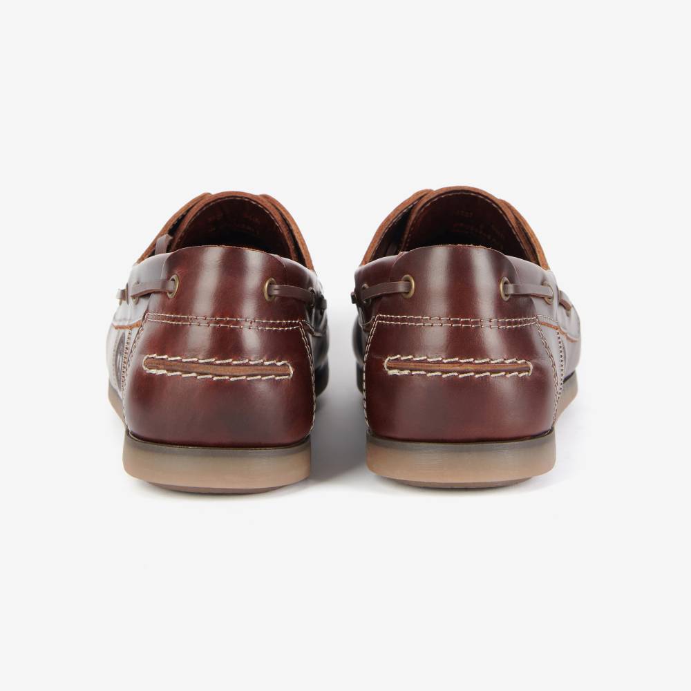 Barbour Wake Men's Boat Shoe (Mahogany)