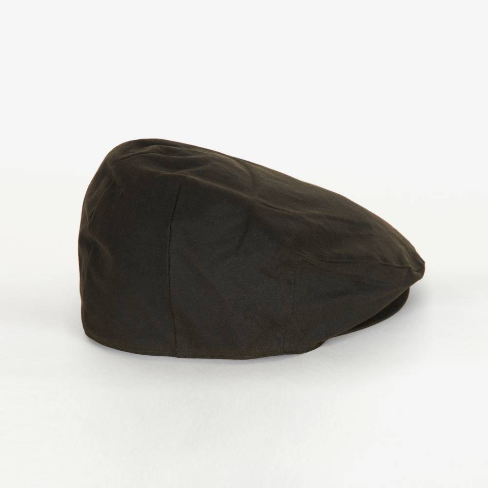 Men's Flat Cap in Waxed Cotton