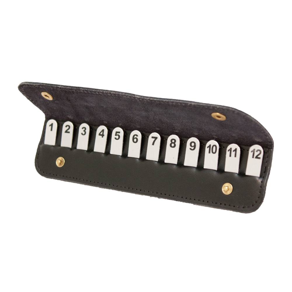 Bisley Position Finder in Leather Wallet