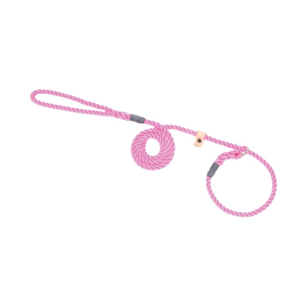 Bisley 8mm Pink Rope Dog Slip Lead