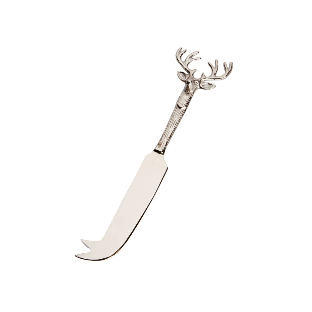 Cheese Knife with Stag Head Design