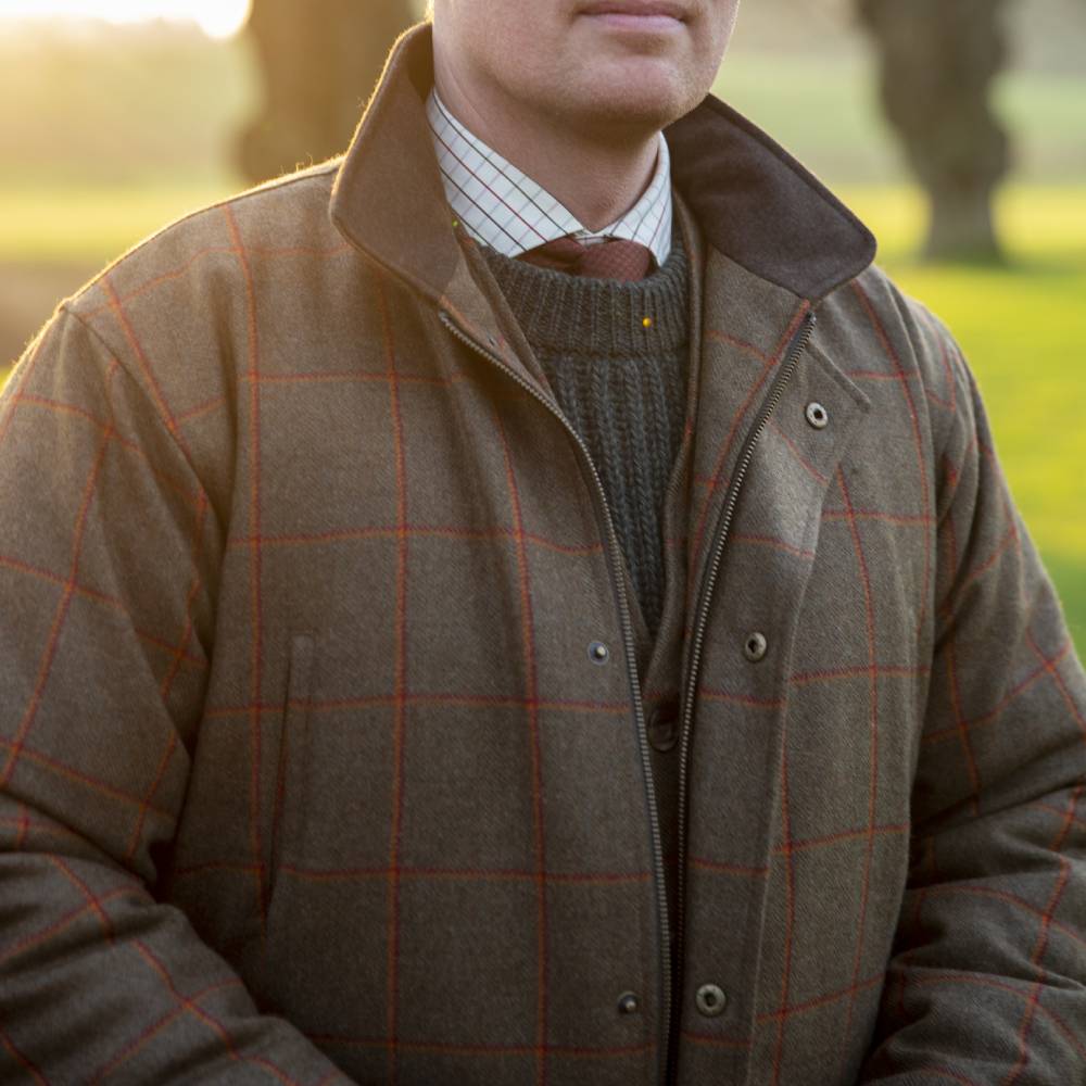 Laksen Clyde Wingfield Tweed Coat