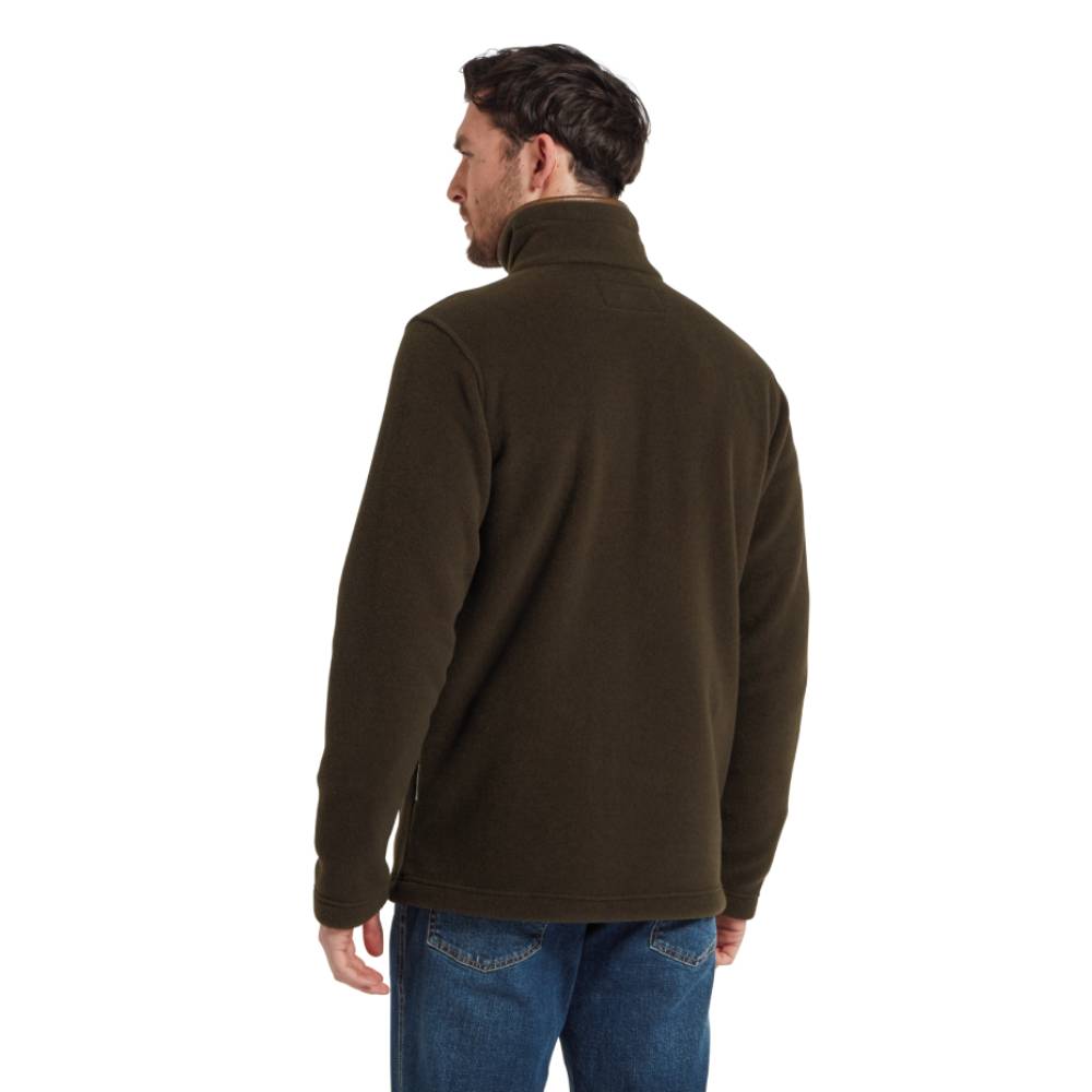 Men's Dark Olive Schoffel Fleece Jacket
