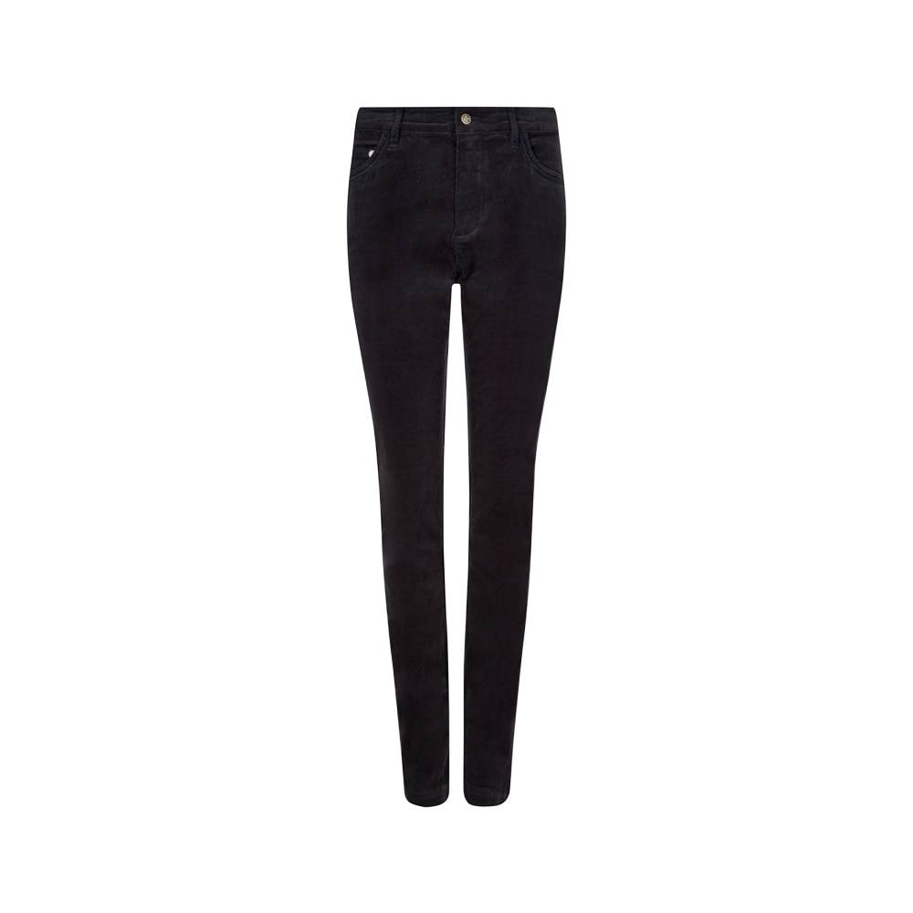 Navy Blue Corduroy Jeans for Women