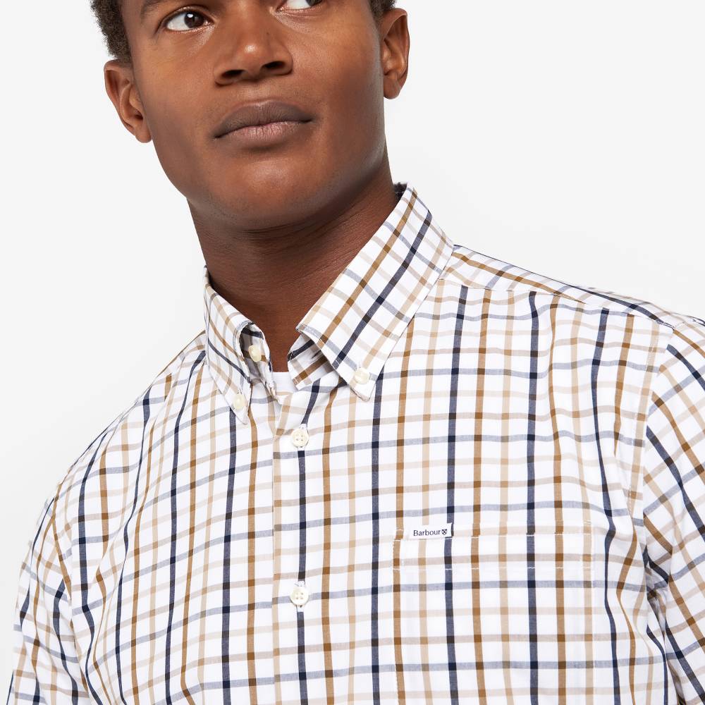 Barbour Shirt with Button Down Collar