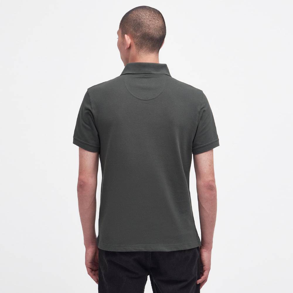 Tartan Pique Polo (Forest Green)