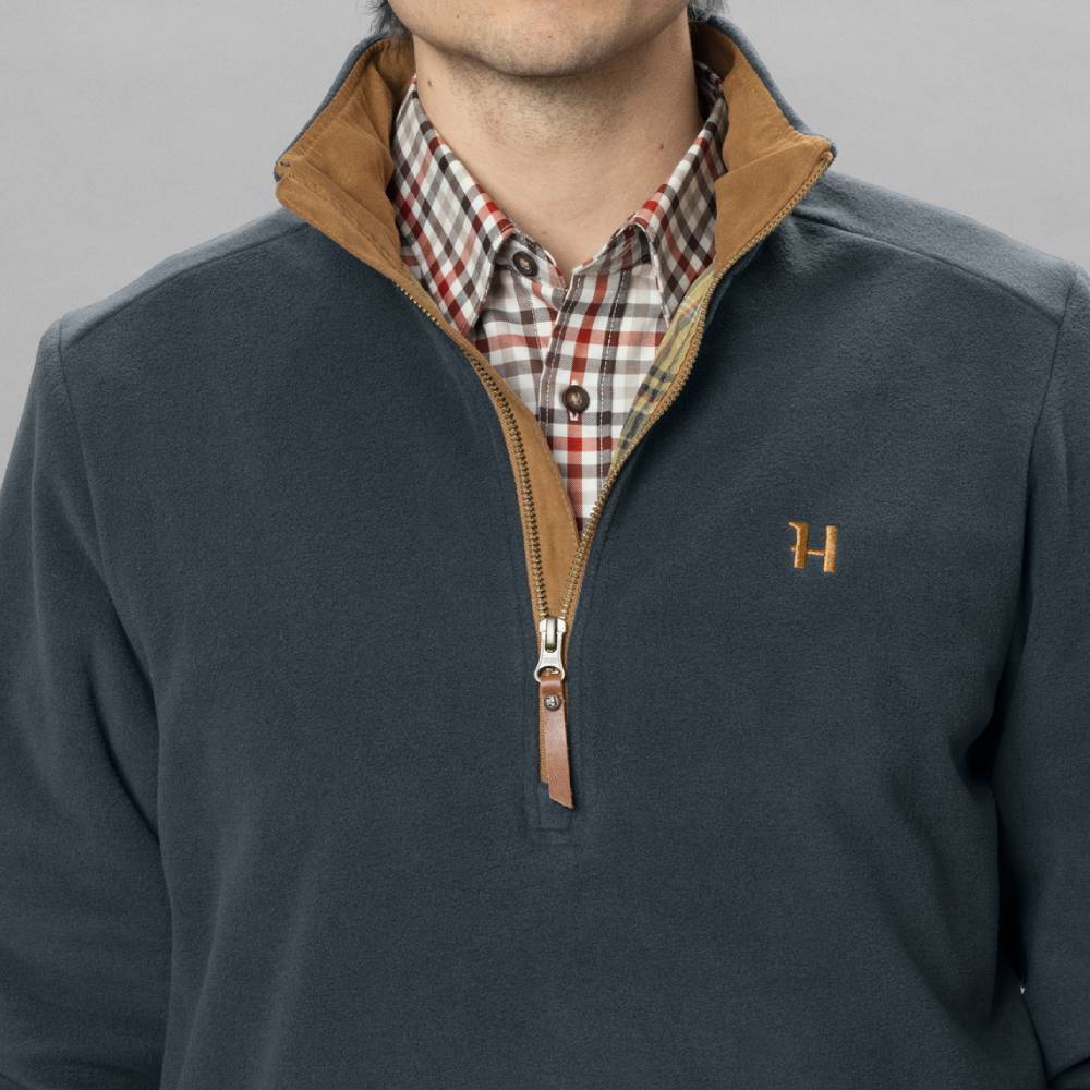 Breathable Men's Fleece Sweater with Half Zip