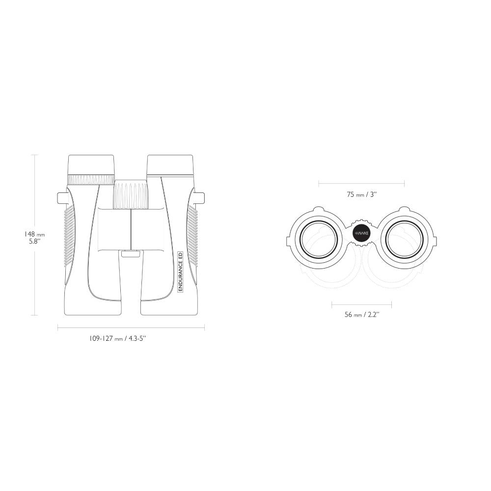 Hawke Endurance ED 8x42 Binoculars