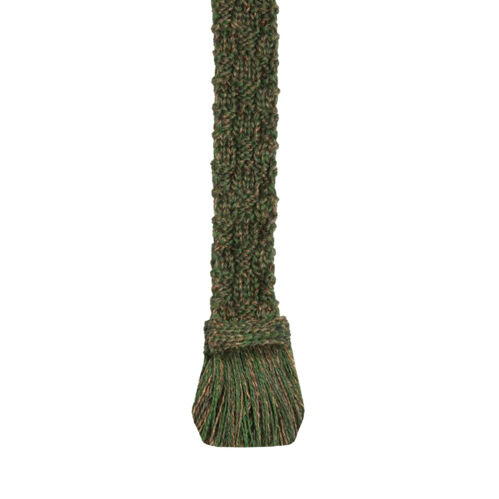 Green Basket Weave Garter Ties