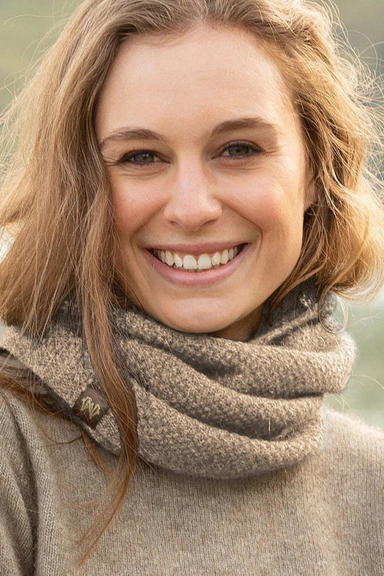 Noble Wilde Moss Neck Warmer - Oyster