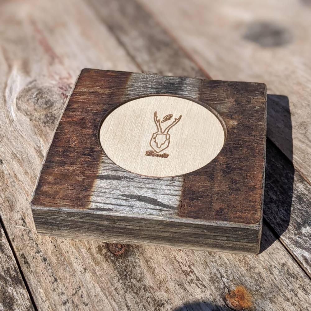 J Boult Designs Whisky Coaster & Glass Set