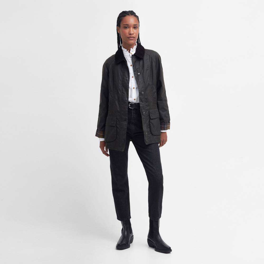Olive Barbour Beadnell Jacket