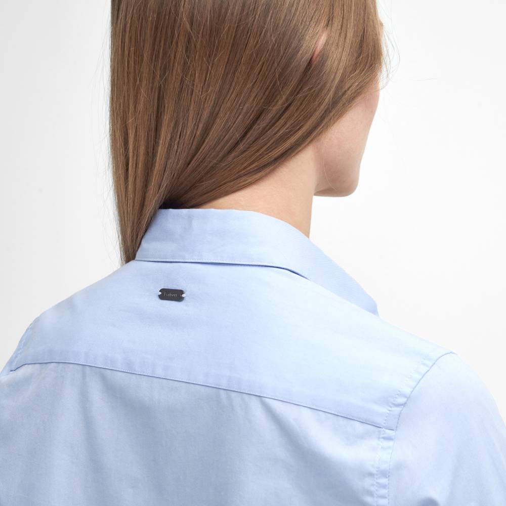 Barbour Blue Cotton Shirt for Women